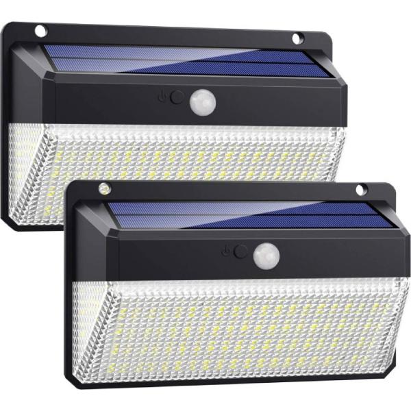 Viking venkovní solární LED světlo M328 s pohybovým senzorem, sada 2 ks