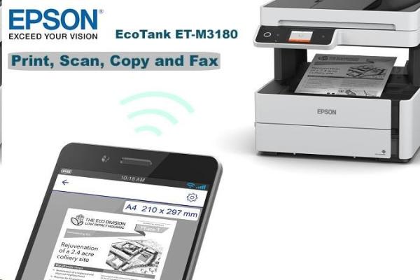 Epson EcoTank/ M3180/ MF/ Ink/ A4/ LAN/ Wi-Fi Dir/ USB2