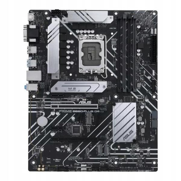 ASUS MB Sc LGA1700 PRIME B660-PLUS DDR4,  Intel B660,  4xDDR4,  1xDP,  1xHDMI,  1xVGA