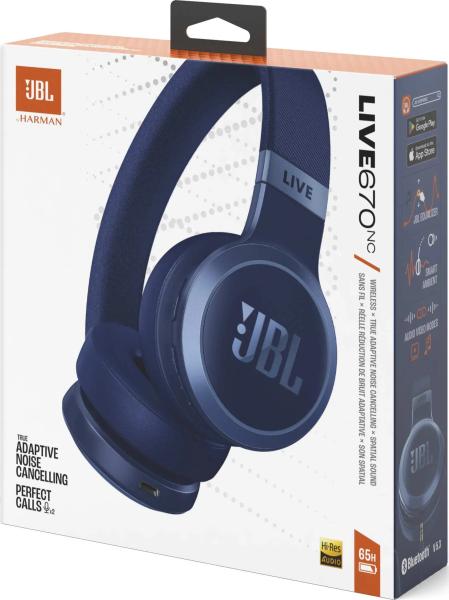 JBL Live 670NC, modré1