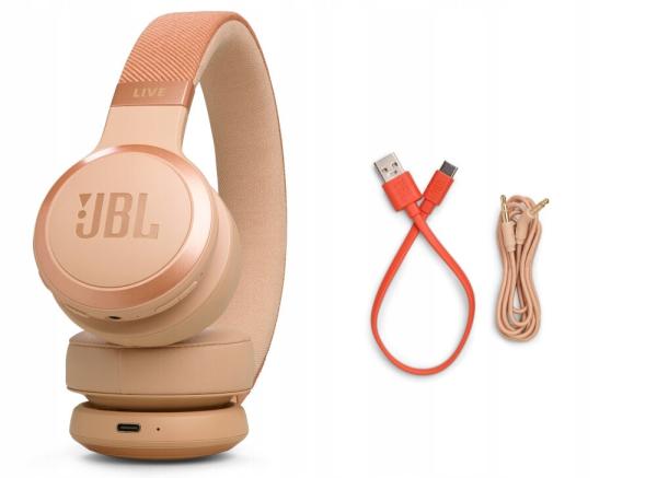 JBL Live 670NC, béžové3