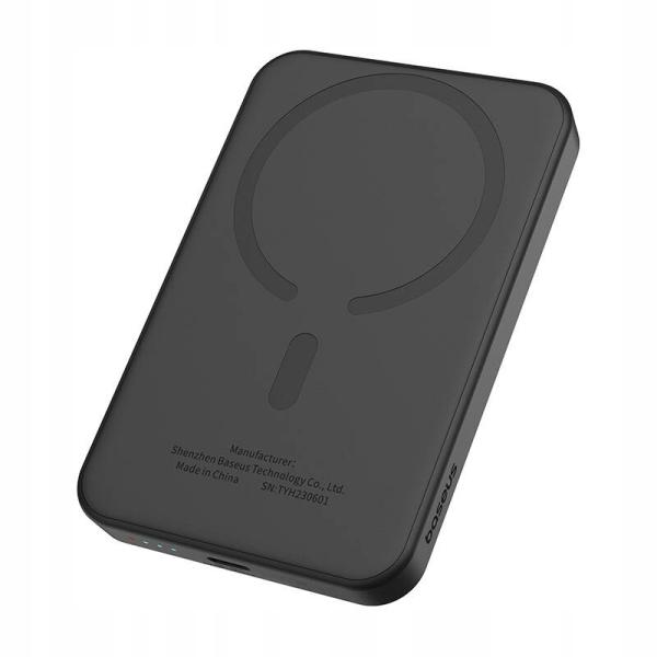 Baseus power banka Mini s bezdrôtovým nabíjaním 5000 mAh 20W USB-C čierna4