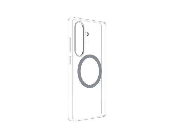 Samsung Priehľadný kryt s magnetickým úchytom pre Galaxy S25 Ultra Transparent