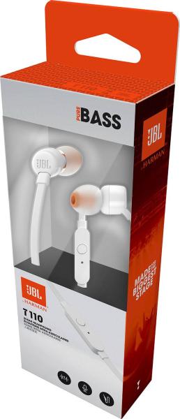 Sluchadla JBL T110 White4