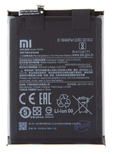 Xiaomi BN54 Original Batéria 5020mAh Service Pack