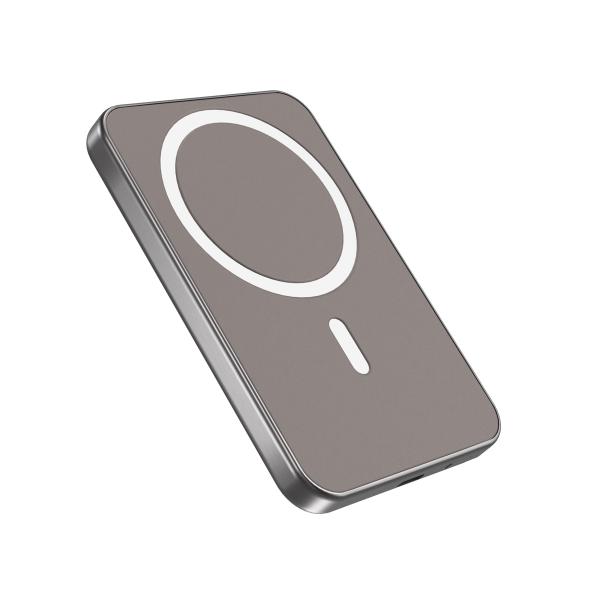 Epico 5000mAh Alu Mag+ powerbanka EM45 - titánová