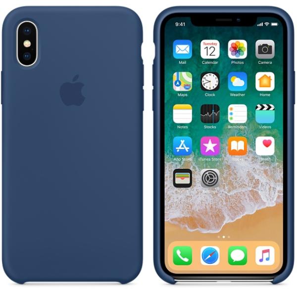 Puzdro iPhone X kobalt modré1
