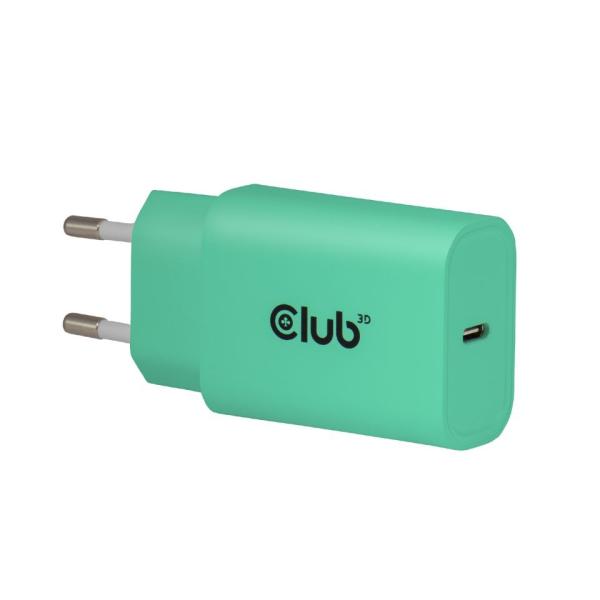 Club3D Nabíječka,  USB-C,  Power Delivery 15V/ 2A,  2-pack,  zelená