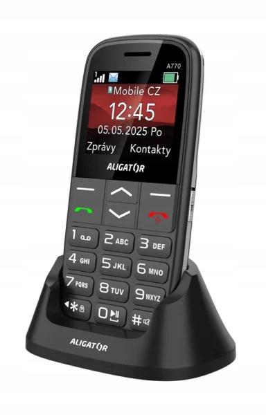 ALIGATOR A770 Senior čierny + stol.nab.1