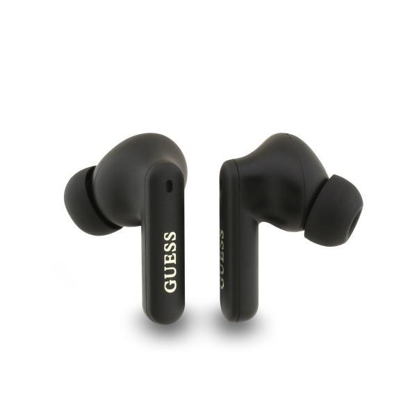 Guess PU 4G Metal Logo ENC TWS Bezdrôtové Slúchadlá čierne1