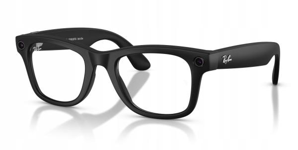 Meta Ray-Ban Gen2 Wayfarer, Matte Black, Clear1