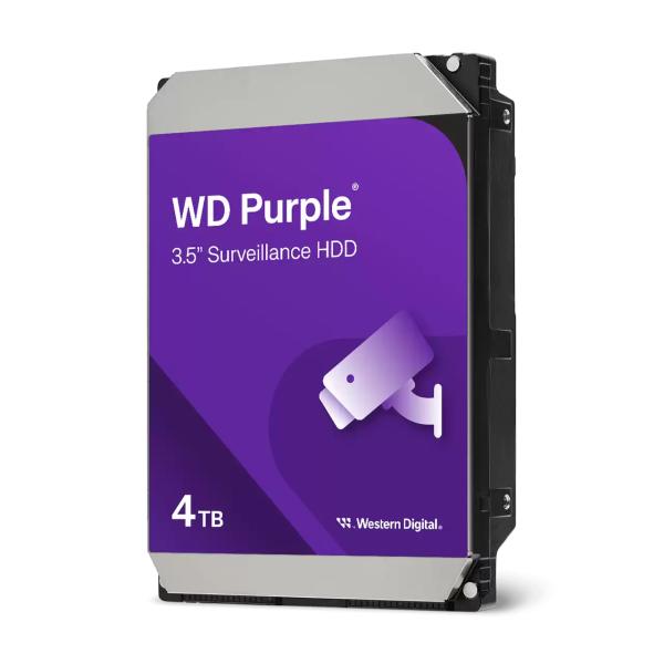 WD Purple/ 4TB/ HDD/ 3.5"/ SATA/ 5400 RPM/ Fialová/ 3R
