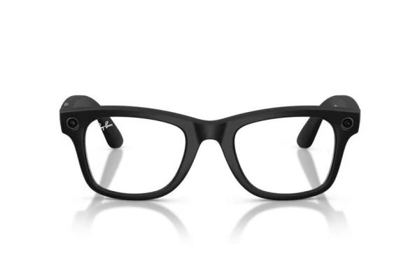 Meta Ray-Ban Gen2 Wayfarer, Matte Black, Clear (Large)