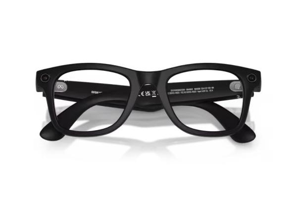 Meta Ray-Ban Gen2 Wayfarer, Matte Black, Clear (Large)1