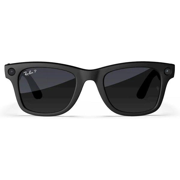 Meta Ray-Ban Gen2 Wayfarer, Matte Black, Graphite (Large)