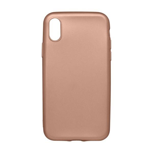 Puzdro Iphone X čierne medené metalické