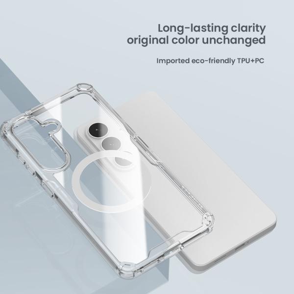 Nillkin Nature TPU PRO Magnetic Kryt pre Samsung Galaxy S26 Transparent1