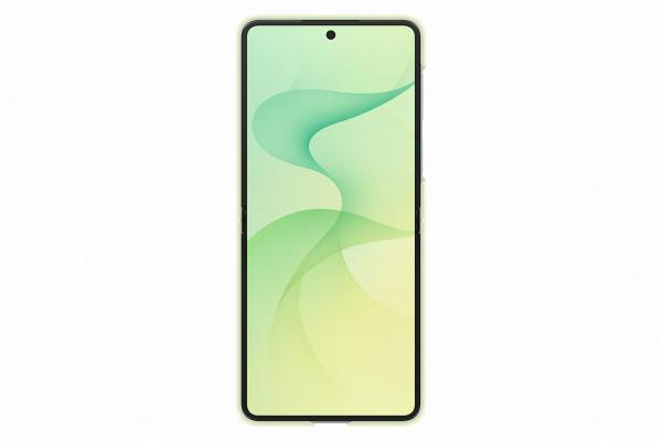 Samsung Silikónový magnetický kryt s držiakom na prst pre Galaxy Z Flip8, Mint2