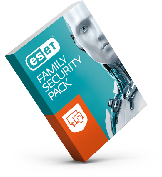 ESET Family Security Pack: Krabicová licencia pre 4 zariadenia na 18 mesiacov