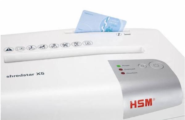HSM skartovač ShredStar X5 White (velikost řezu 4, 5x30mm,  DIN P-4 (3))3