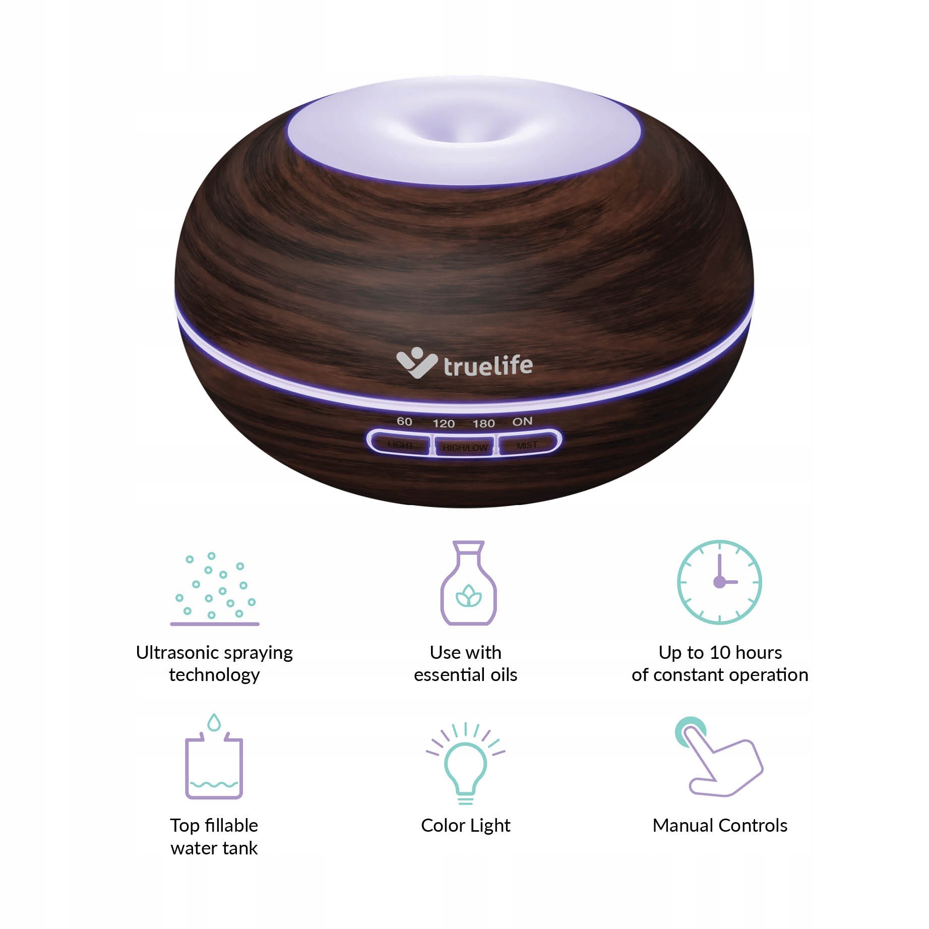 TrueLife AIR Diffuser D5 Dark - Aroma difuzér1 