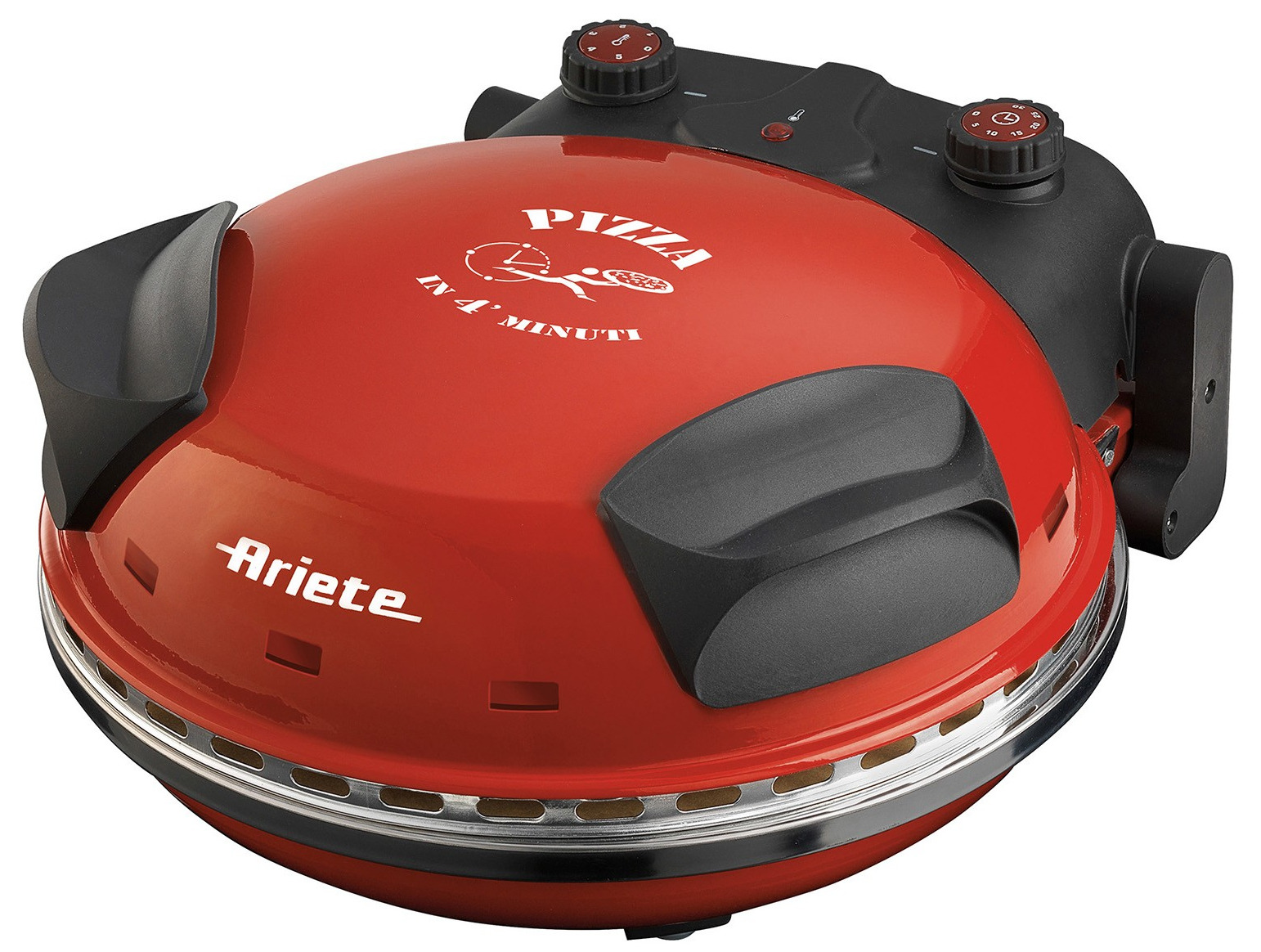 Ariete Pizza in 4 "minutes 909, červená1 