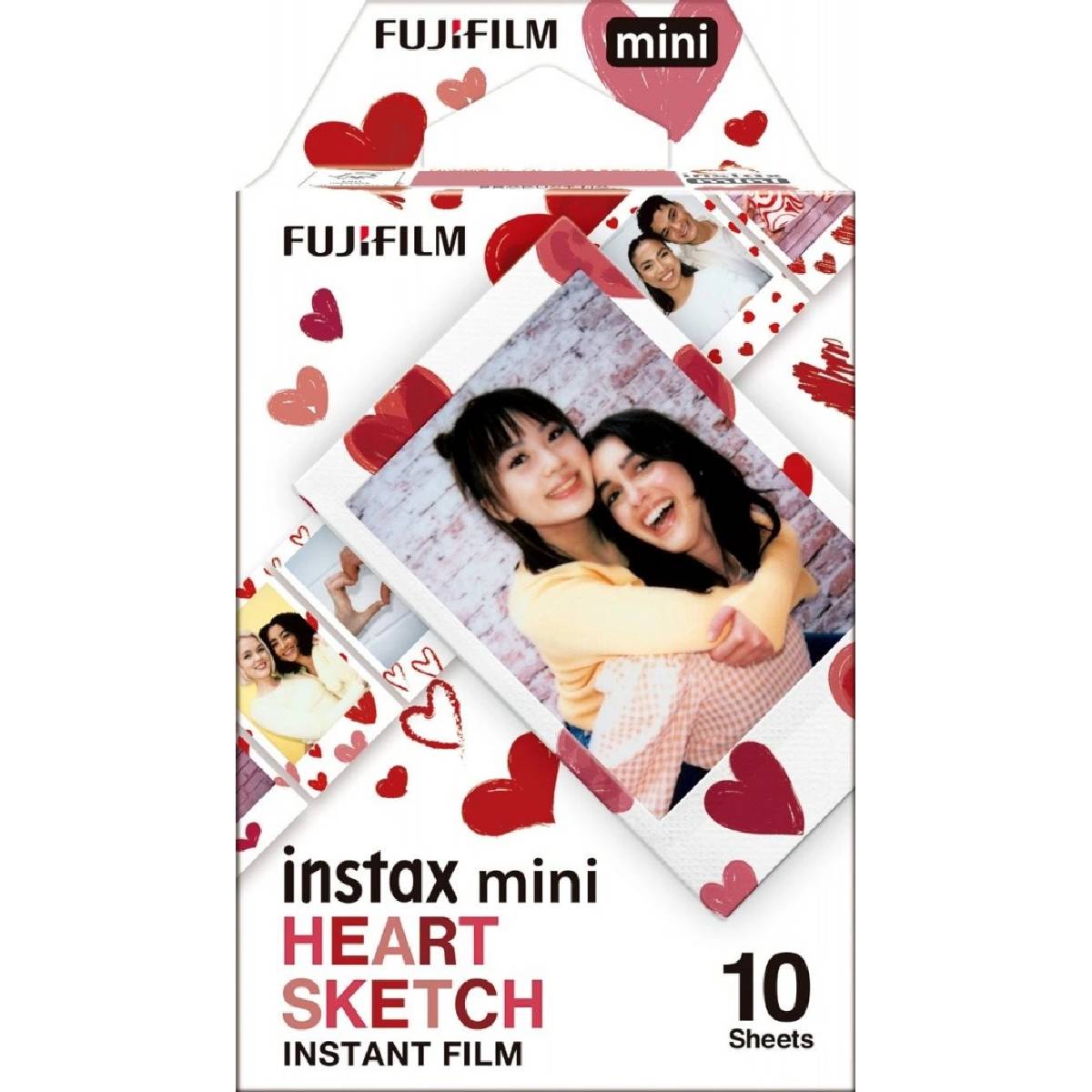 Fotopapier Fujifilm instax HEARTS film 10ks fotek1 