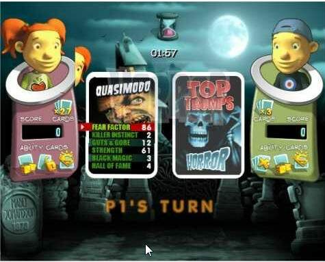 PS2 Top Trumps Horror and Predators1 