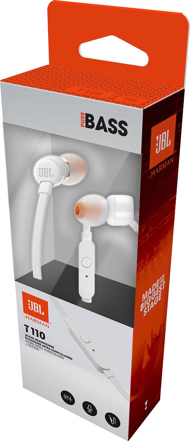 Sluchadla JBL T110 White4 