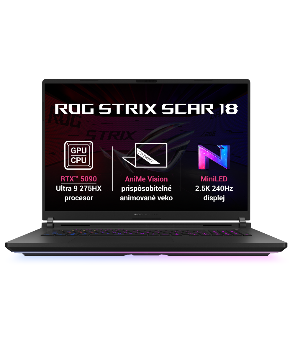 Notebook ASUS ROG Strix SCAR 18/i Ultra 9/64GB/2TB SSD/18"/Win11Pro/Black/RTX5090 0 