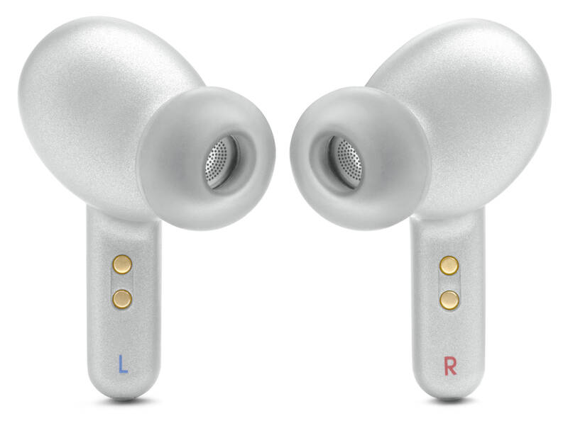 Sluchadla JBL Live PRO2 TWS Silver1 