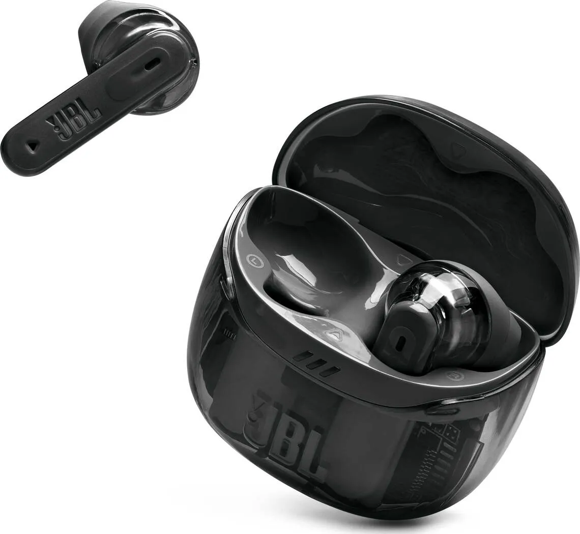 JBL Tune Flex 2 Ghost Black slúchadlá1 