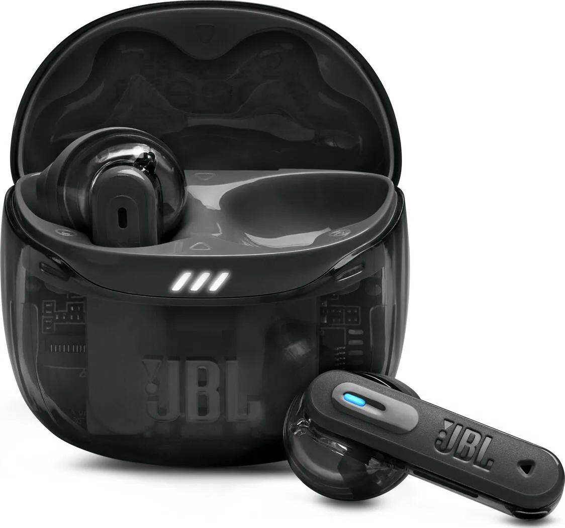 JBL Tune Flex 2 Ghost Black slúchadlá3 