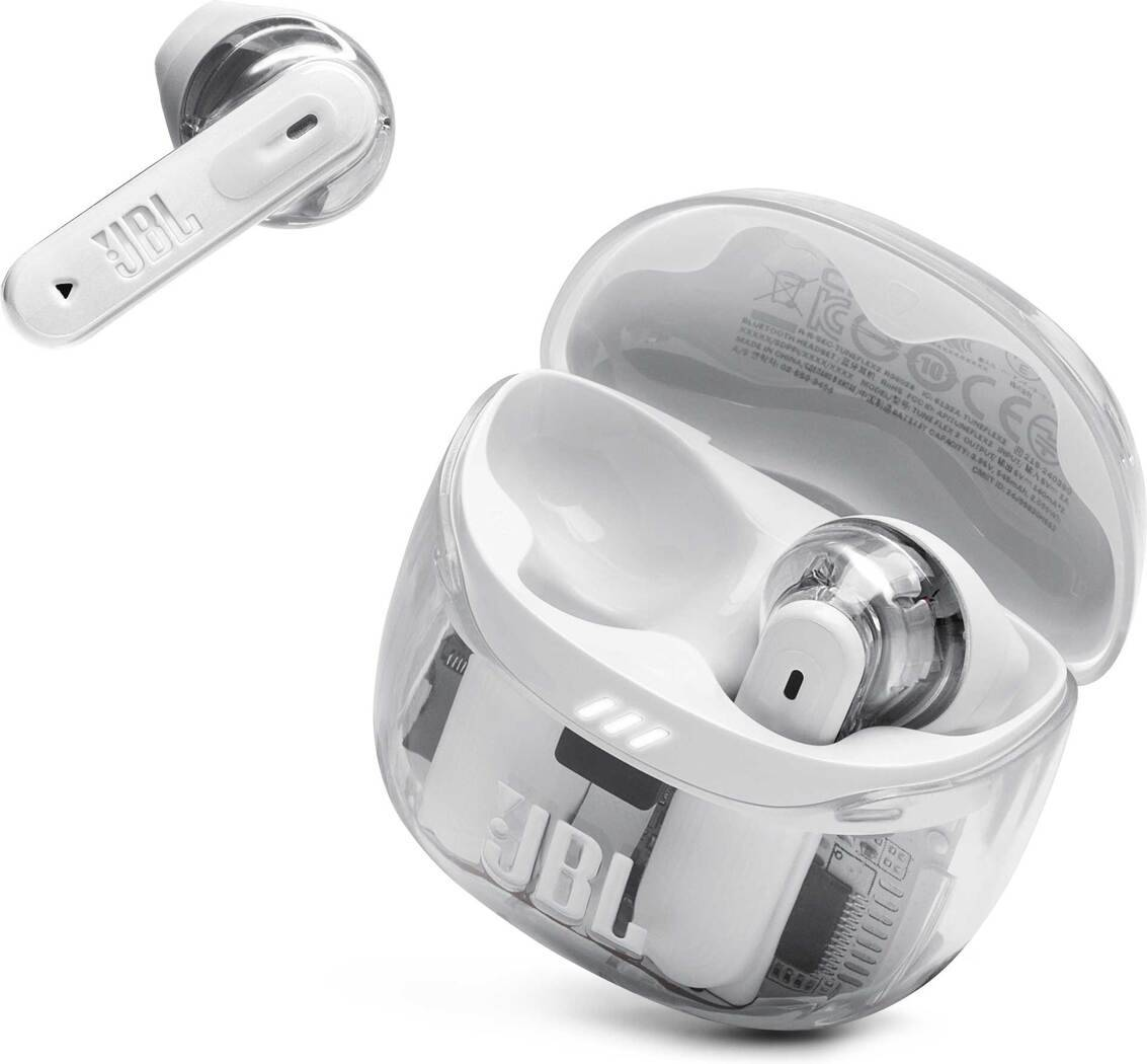 JBL Tune Flex 2 Ghost White slúchadlá1 