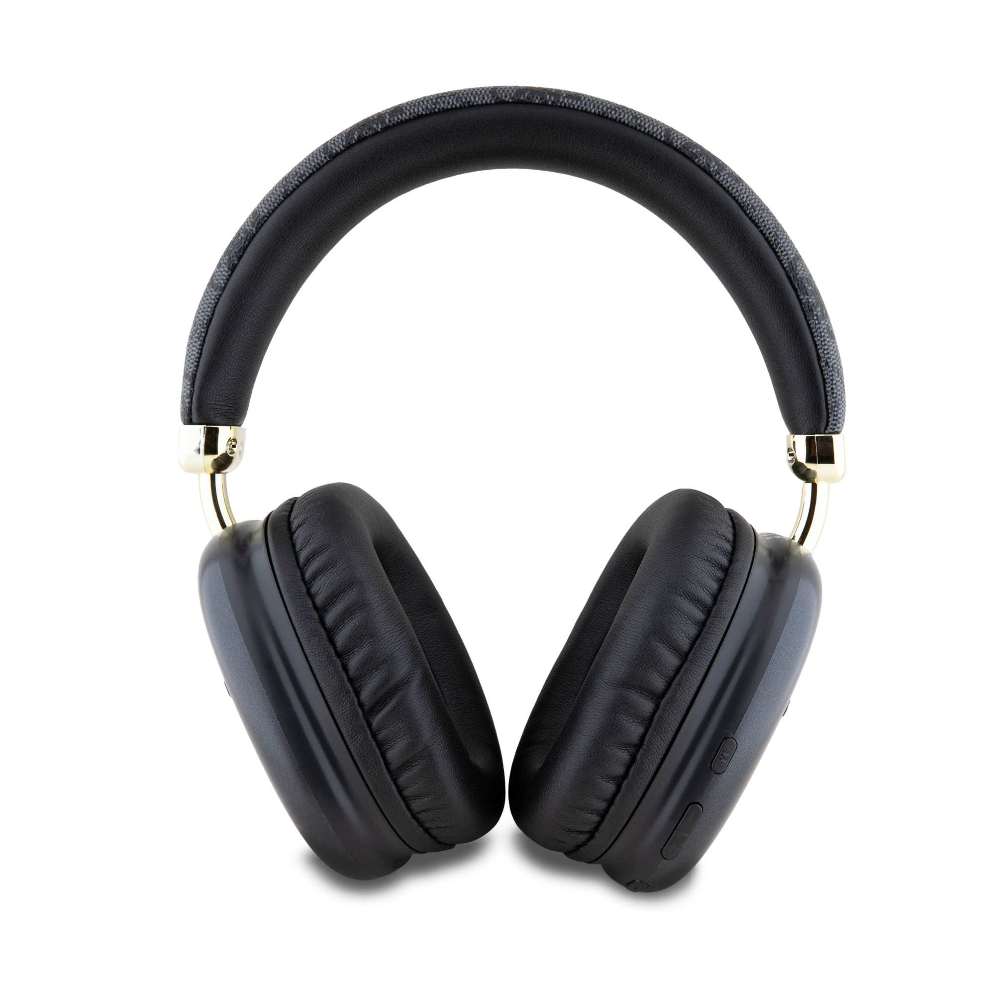 Slúchadlá Guess PU 4G Kožené čierne2 