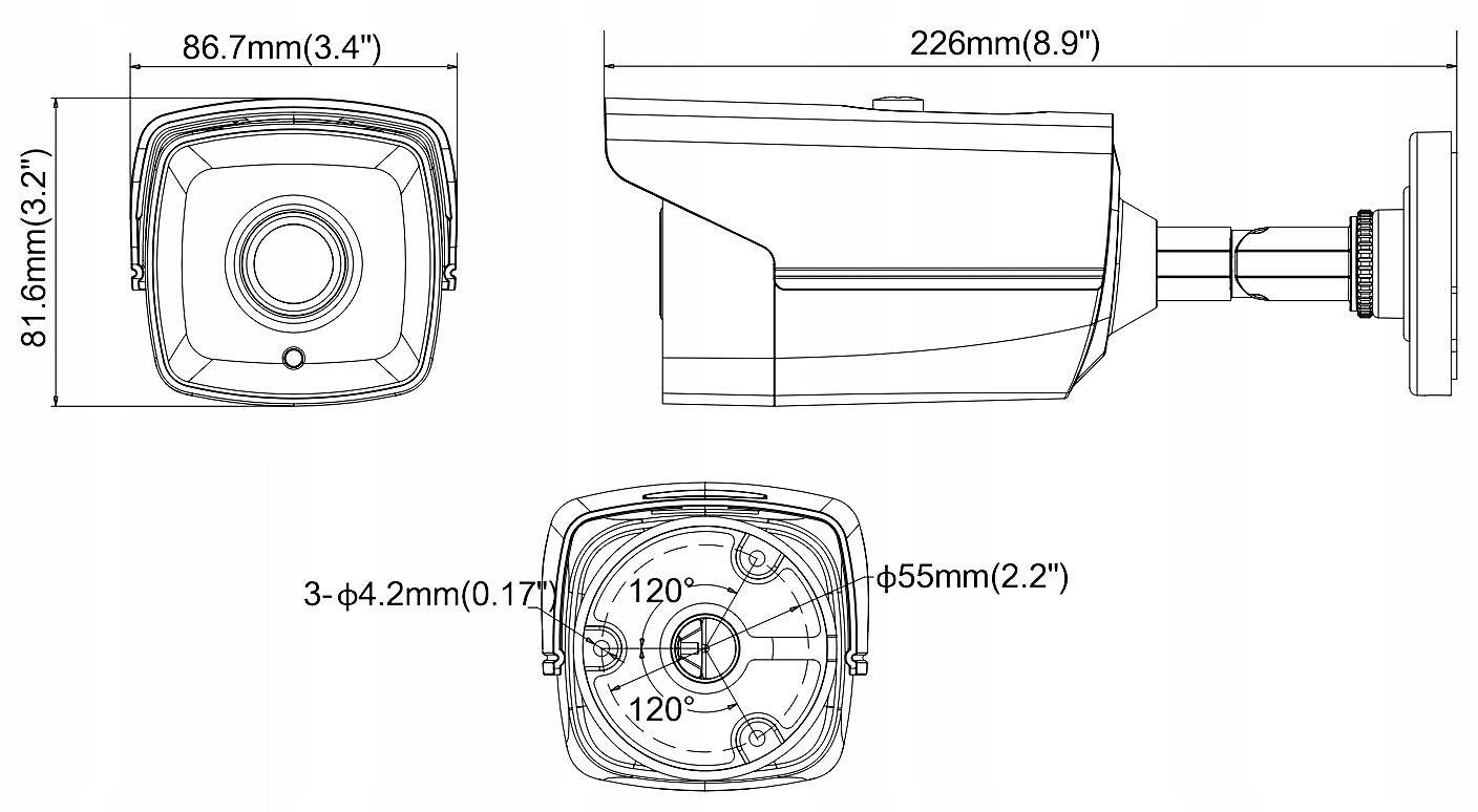 Kamera Hikvision DS-2CE16H0T-IT3E(2.8mm) 5MPix kamera TurboHD3 