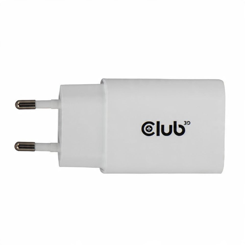 Club3D Nabíječka,  USB-C,  Power Delivery 15V/ 2A,  2-pack,  bílá1 
