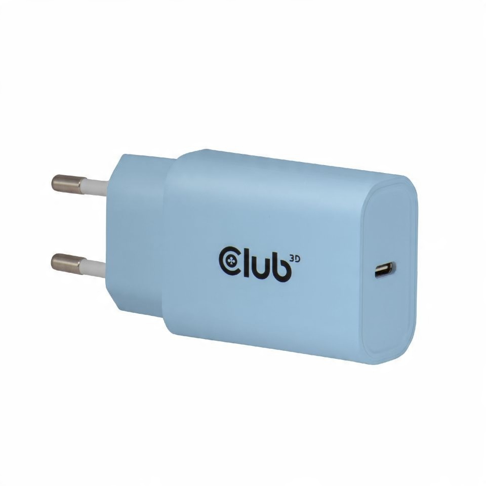 Club3D Nabíječka,  USB-C,  Power Delivery 15V/ 2A,  2-pack,  modrá1 