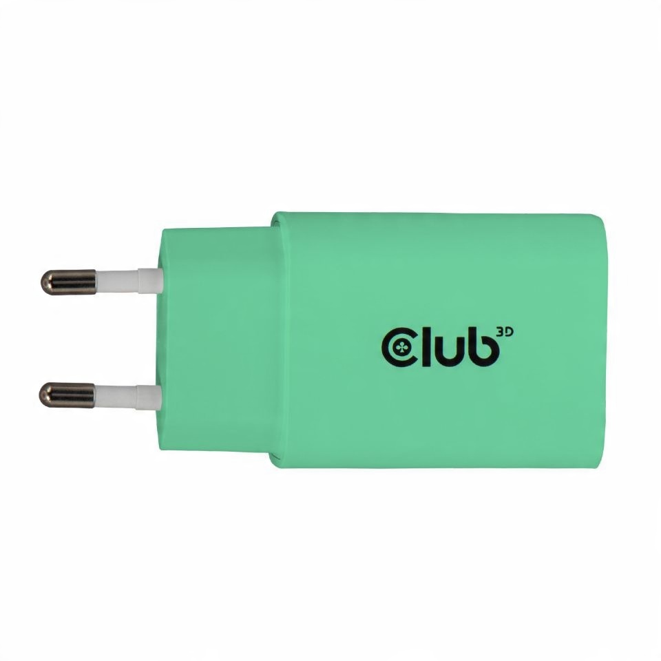Club3D Nabíječka,  USB-C,  Power Delivery 15V/ 2A,  2-pack,  zelená1 