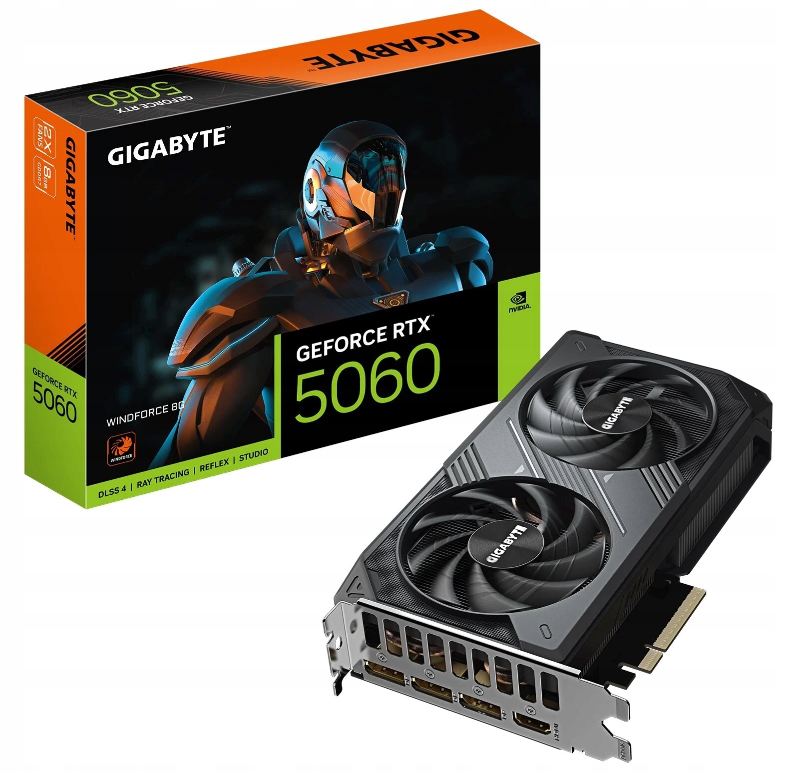 GIGABYTE GeForce RTX 5060 WINDFORCE/ 8GB/ GDDR70 