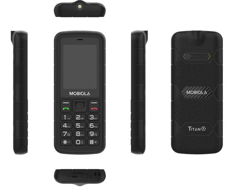 Mobil MOBIOLA MB500 TitanX, čierna1 