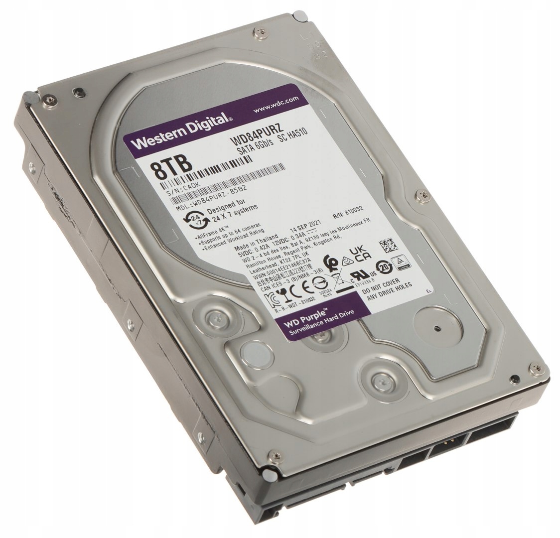 HDD WD 8TB WD84PURZ3 