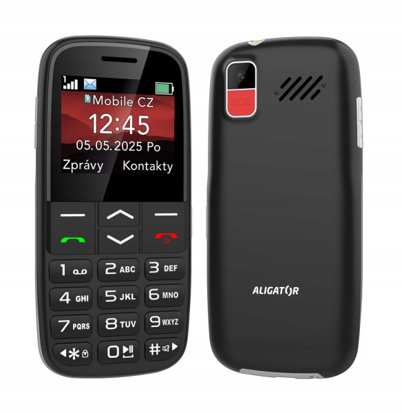 ALIGATOR A770 Senior čierny + stol.nab.0 