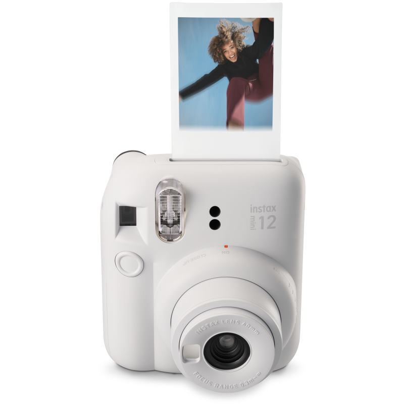 Fotoaparat FUJIFILM INSTAX Mini 12, Clay White, Fotoaparát + 10x4 
