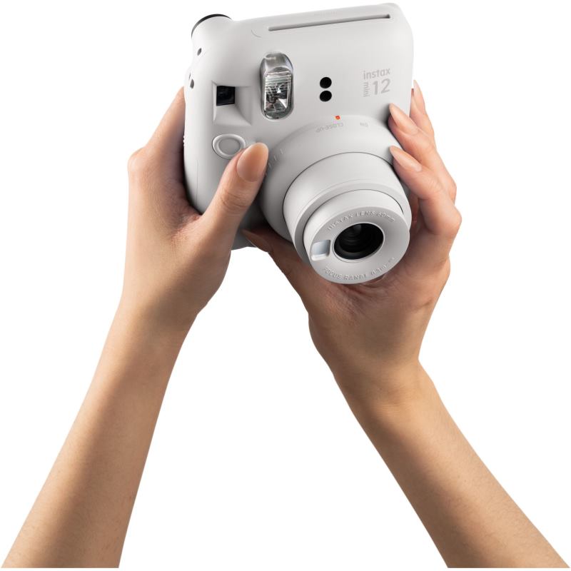 Fotoaparat FUJIFILM INSTAX Mini 12, Clay White, Fotoaparát + 10x8 