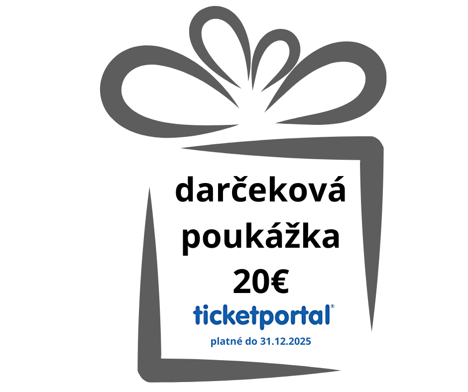 Darčeková poukážka ticketportal 20€0 