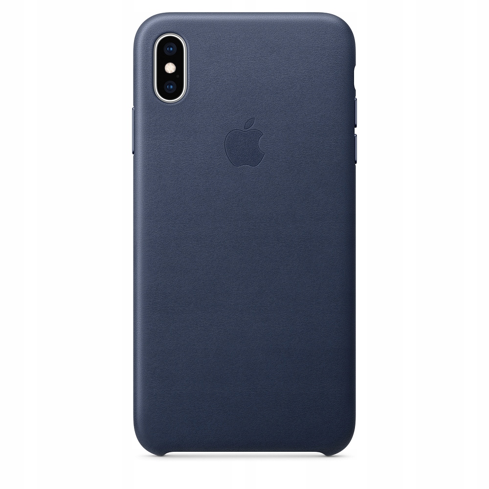 Puzdro iPhone XS Max Leather Case Midnight Blue0 