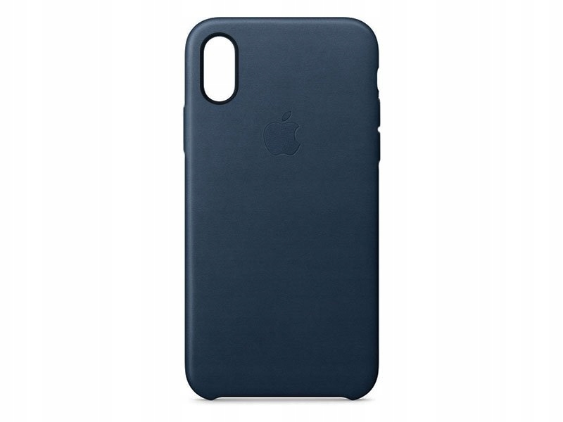 Puzdro iPhone XS Max Leather Case Midnight Blue3 