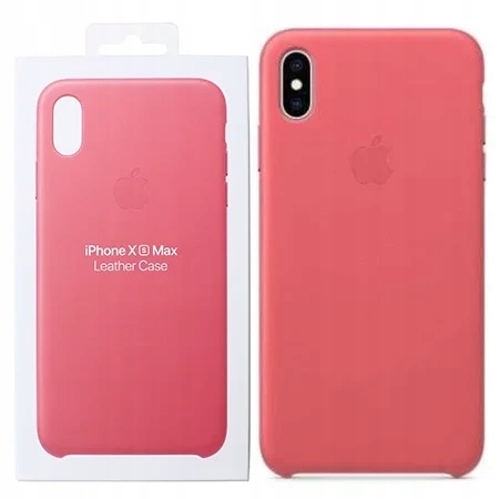 Puzdro iPhone XS Max Leather Case Peony Pink0 