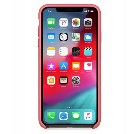 Puzdro iPhone XS Max Leather Case Peony Pink2 